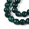 Dyed Natural White Jade Beads Strands G-T139-8mm-60-19-3