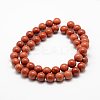 Natural Red Jasper Beads Strands G-E375-8mm-03-3