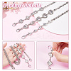 3Pcs 3 Style Alloy Cable Chain Bag Straps FIND-WR0009-16-4