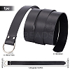 Retro Embossed Imitation Leather O Ring Belt AJEW-WH0277-14C-2