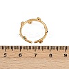 304 Stainless Steel Rhinetsone Open Cuff Rings for Women X-RJEW-K301-07G-01-5