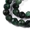 Natural Fuchsite Beads Strands G-S345-8mm-33-4