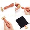 1Pc Brass Stamp Head DIY-OC0008-66J-3