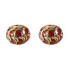 2Pcs Handmade Tibetan Style Beads KK-TA0008-43-1