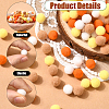 400Pcs 4 Colors Polyester Pom Pom Balls DIY-SC0031-37D-3
