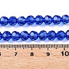 Transparent Glass Beads EGLA-A035-T4mm-D21-4