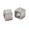 304 Stainless Steel European Beads STAS-D382-02P-P-1