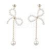 Pearl Pendants Earrings EJEW-TA00426-1