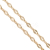 2.5MM Brass Dapped Chain Slider Necklace Making AJEW-JB01545-01-3