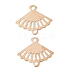 Brass Laser Cut Hollow Connector Charms KK-K277-12-2