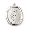Non-Tarnish 304 Stainless Steel Pendants STAS-H172-17P-1