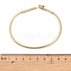 Brass Micro Pave Clear Cubic Zirconia Cuff Bangles for Women LS-BJEW-B145-07G-01-2