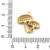 Brass Micro Pave Cubic Zirconia Pendants KK-L209-089G-3