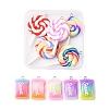 10Pcs 2 Styles Resin Pendants RESI-FP0001-31-1