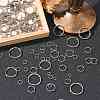 700Pcs 7 Styles 201& 304 Stainless Steel Split Rings STAS-CJ0002-17-5