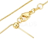 Brass Box Chain Necklaces for Women NJEW-G084-09G-2