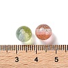 Gradient Color Transparent Resin Beads with Gold Foil RESI-A035-10A-3
