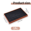 Rectangle Wood Finger Rings Display Trays RDIS-WH0011-40-2