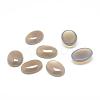 Natural Grey Agate Gemstone Cabochons G-T020-13x18mm-06-1