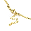 Rack Plating Brass Pendant Necklaces for Women NJEW-C059-02G-01-3