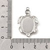 304 Stainless Steel Pendant Cabochon Settings X-STAS-C122-16A-P-3