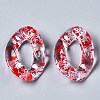 Transparent Spray Paint Acrylic Linking Rings TACR-Q276-001D-3