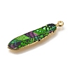 Alloy Enamel Pendants FIND-G078-34G-05-2