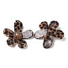 Opaque Leopard Print Cellulose Acetate(Resin) Pendants LS-FIND-C088-02B-2