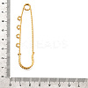 304 Stainless Steel Safety Pins Brooch Findings STAS-K252-11C-G-3