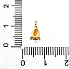 Brass Micro Pave Cubic Zirconia Pendants KK-D356-08F-G-3