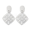 304 Stainless Steel Stud Earrings EJEW-Z089-32P-4