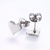 Tarnish Resistant 304 Stainless Steel Jewelry Sets SJEW-O090-33P-4