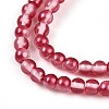 Baking Paint Transparent Glass Beads X1-DGLA-N011-4mm-06-3