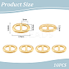 10Pcs 304 Stainless Steel Connector Charms STAS-UN0055-08-3