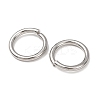 Tarnish Resistant 304 Stainless Steel Open Jump Rings X-STAS-R065-41-1