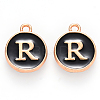 Golden Plated Alloy Charms ENAM-SZ0001-25B-R-2