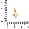 Brass Micro Pave Cubic Zirconia Pendants LS-KK-D105-03G-3