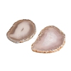 Dyed & Heated Natural Agate Slice Cabochons GG-CBAAF67-01A-2