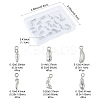 24Pcs 6 Styles Vegetables 304 Stainless Steel Charms STAS-FS0002-11-4