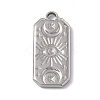 Non-Tarnish 304 Stainless Steel Pendants STAS-P316-01P-2