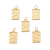 Eco-Friendly Brass Micro Pave Cubic Zirconia Pendants KK-I698-34G-2