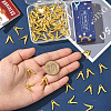 60Pcs Tibetan Style Alloy Pendants FIND-SC0019-36G-4