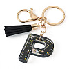 1Pc Resin Letter Keychains KEYC-TADJ0001-09P-2