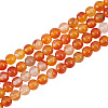 Olycraft 2 Strands Natural Carnelian Beads Strands G-OC0004-99-1