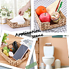Raffia Woven Tissue Box AJEW-WH20011-01-5