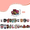 20Pcs 20 Styles Food Grade Eco-Friendly Silicone Focal Beads SIL-SZ0002-42-2