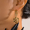Elegant Vintage Gold Flower Earrings Set for Women VH3028-1