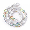 Synthetic Moonstone Beads Strands G-E573-01B-14-3