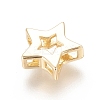Brass Slide Charms X-KK-F811-06G-2