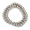 Electroplate Glass Beads Strands EGLA-H109-07E-2